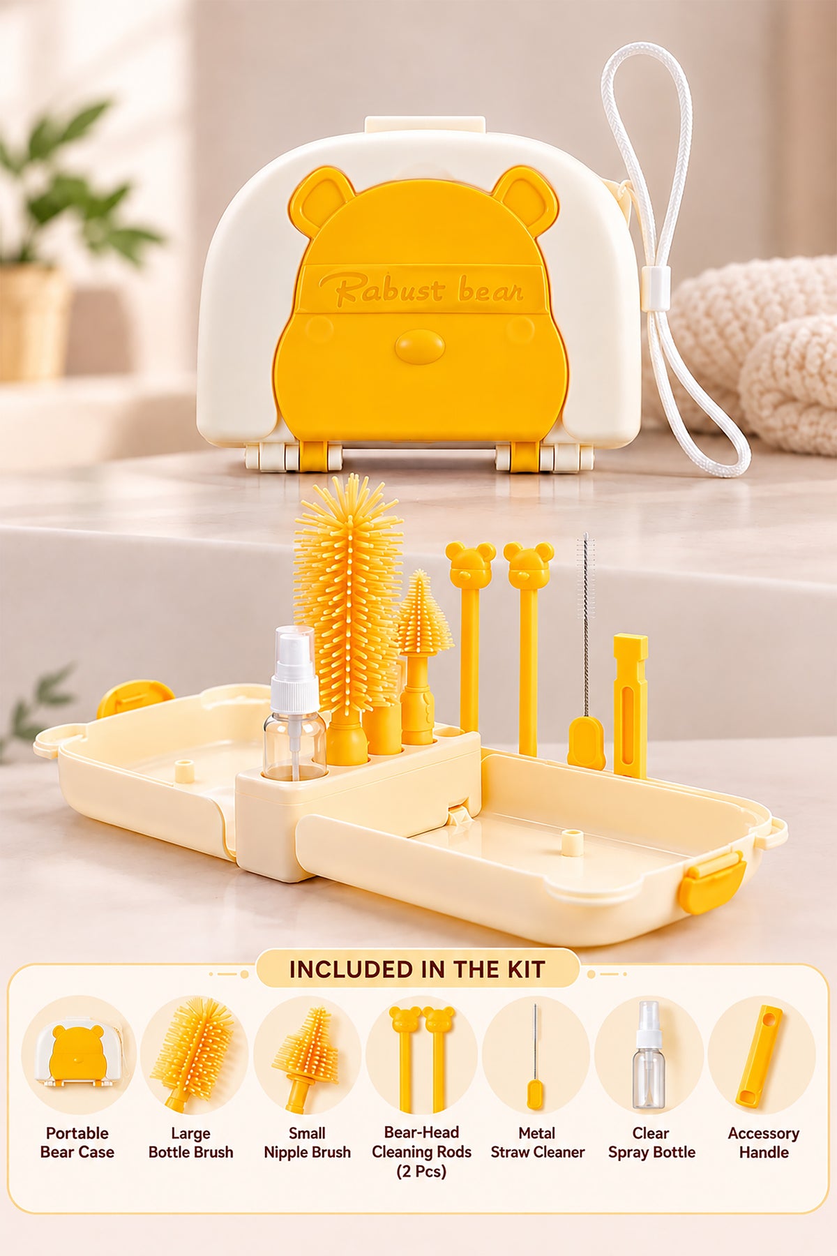Baby Bottle Cleaning Brush Set
