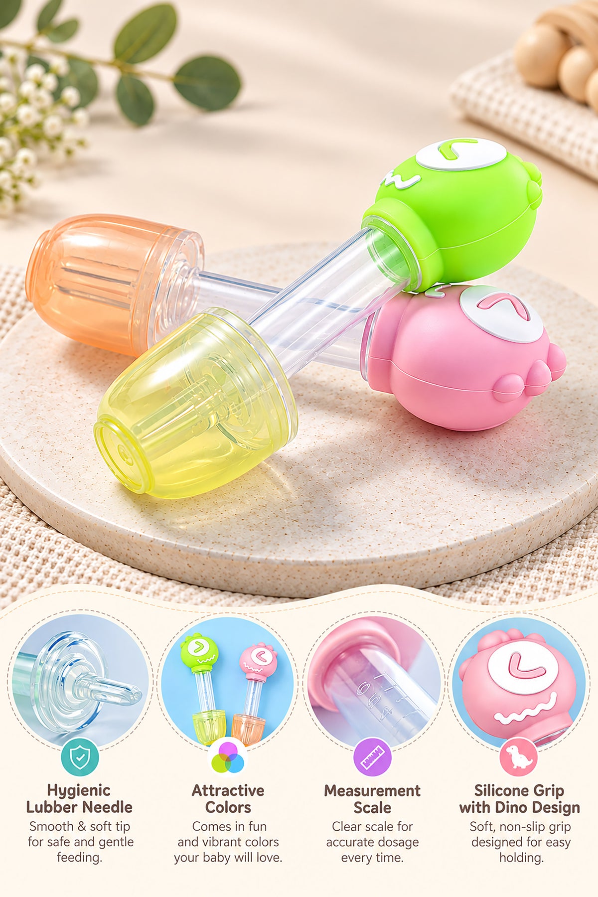 Cute Baby Medicine Droper & Dispenser
