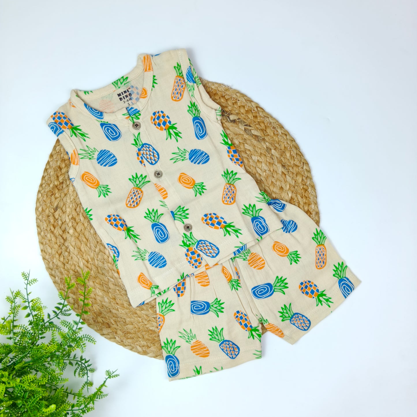 Muslin Co Ord Set (0-3 months)