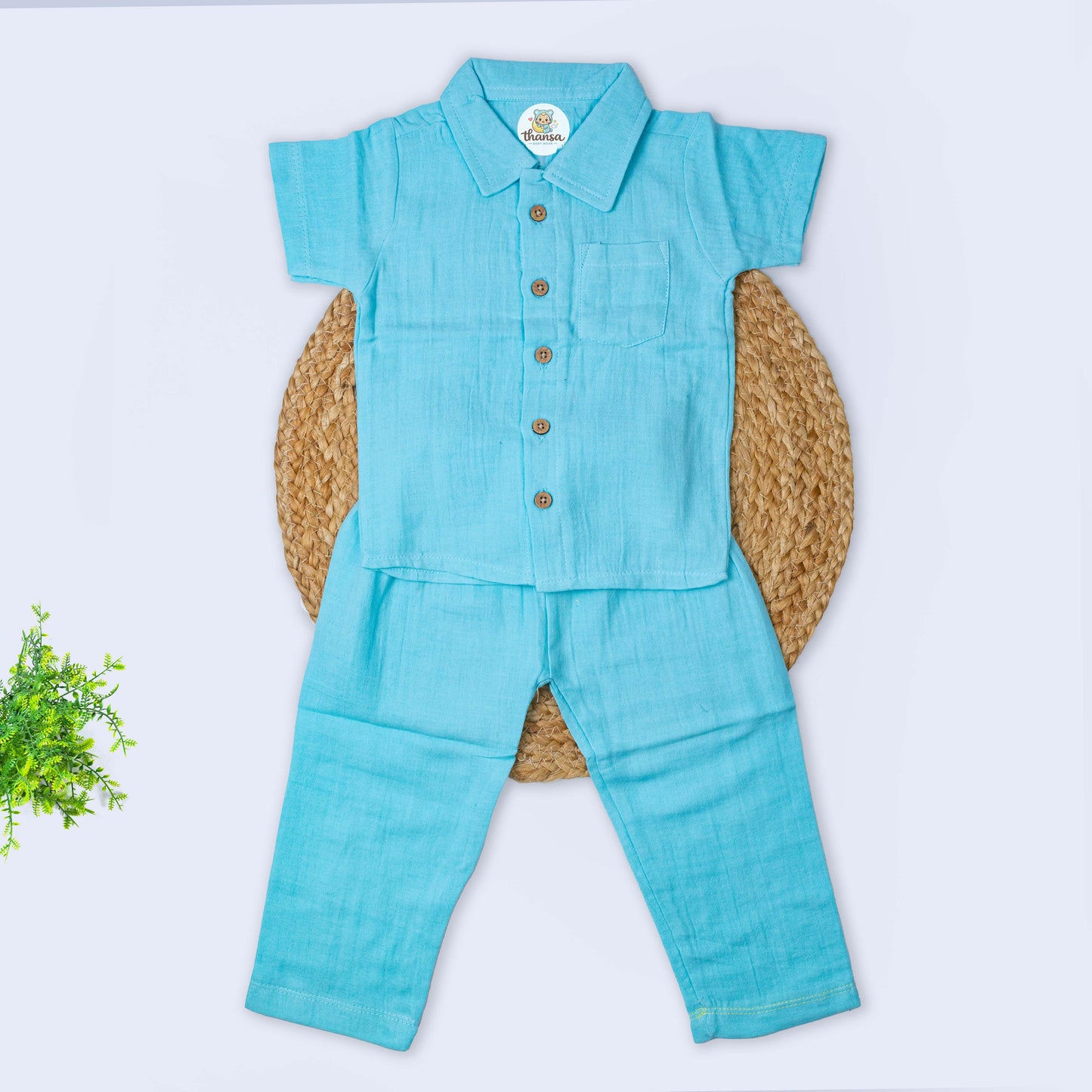 Muslin Shirt & Pant Set (18-24 months)