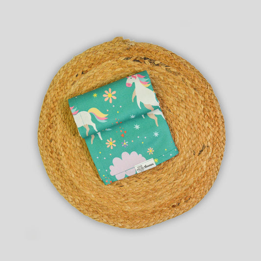 Aqua Unicorn Bamboo Bath Towel for Kids – Ultra Soft, 3X Absorbent, Antibacterial (60x120 cm)