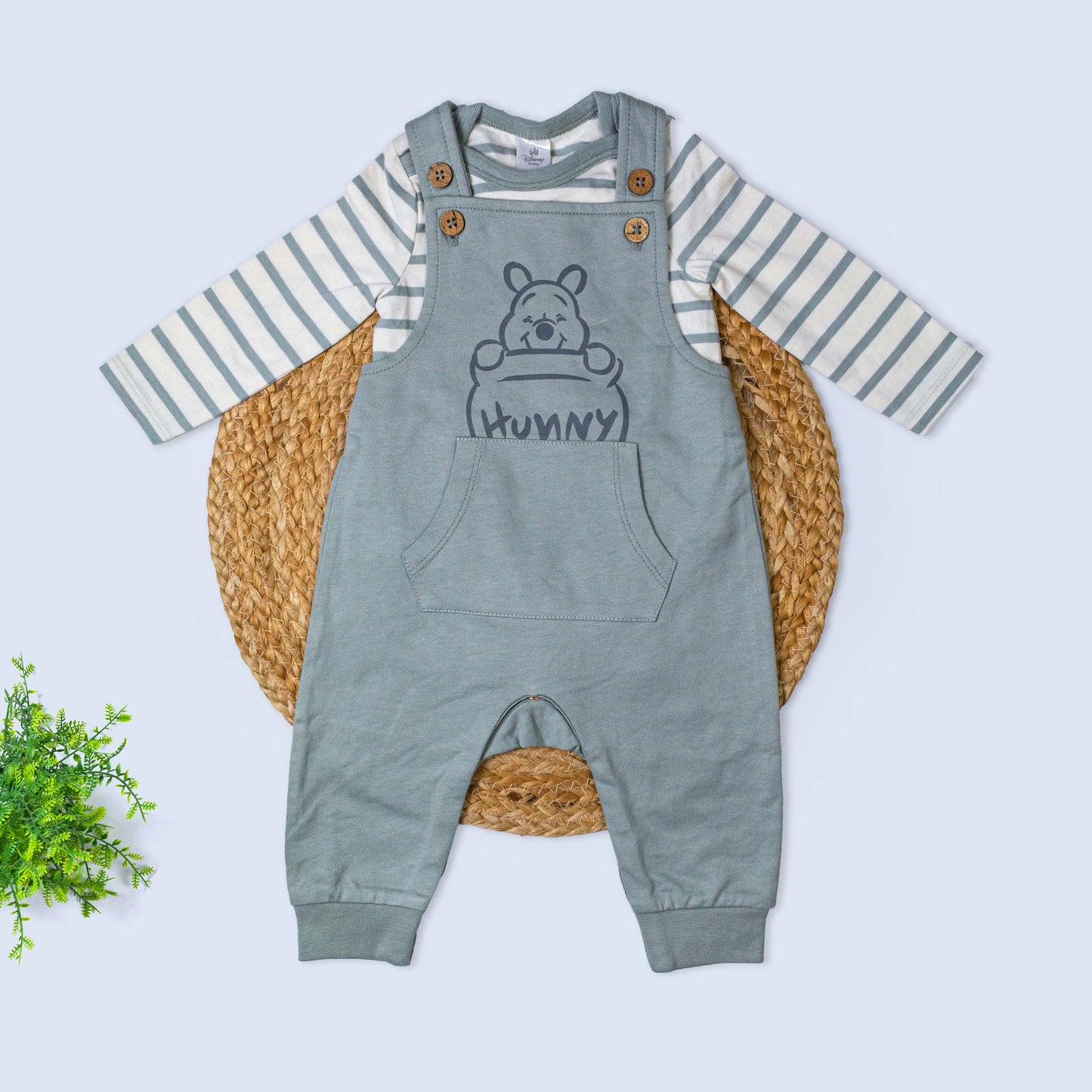 Dungree with T-shirt Set (3-6 months)