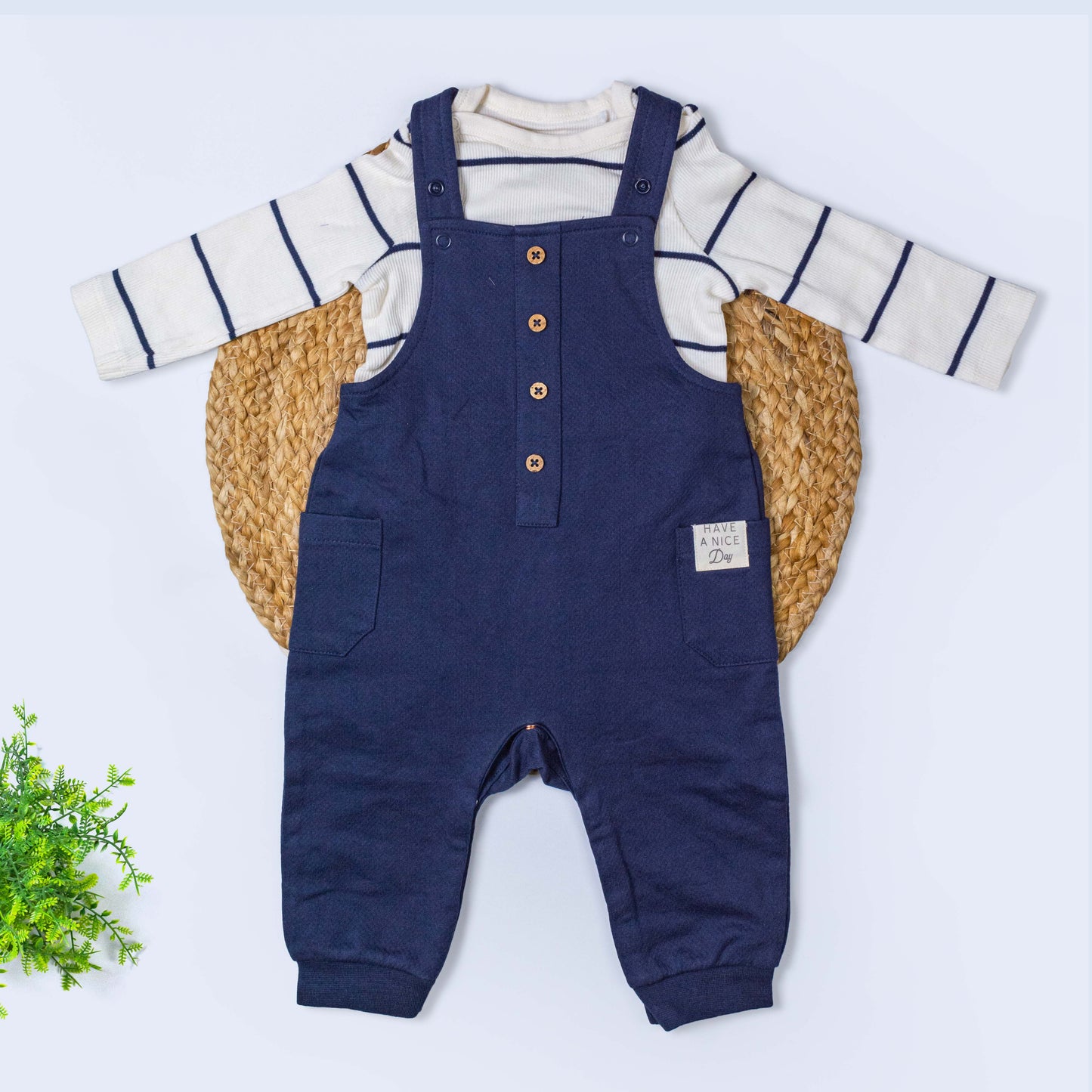 Dungree with T-shirt Set (3-6 months)