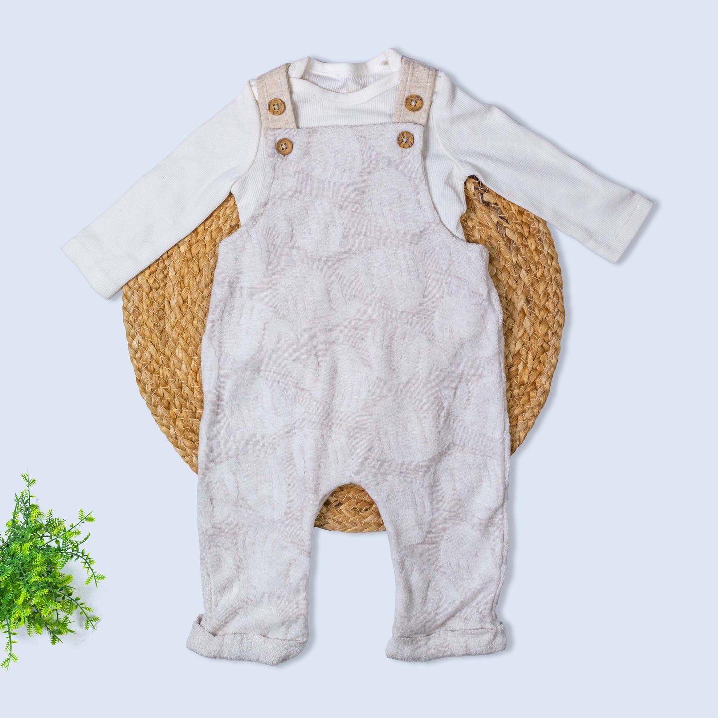 Dungree with T-shirt Set (3-6 months)
