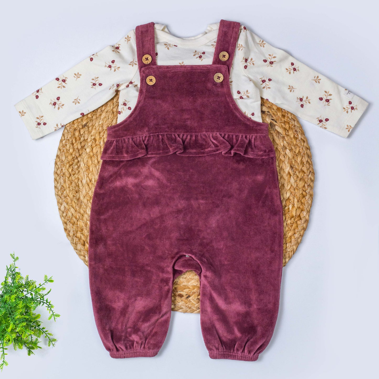 Dungree with T-shirt Set (3-6 months)