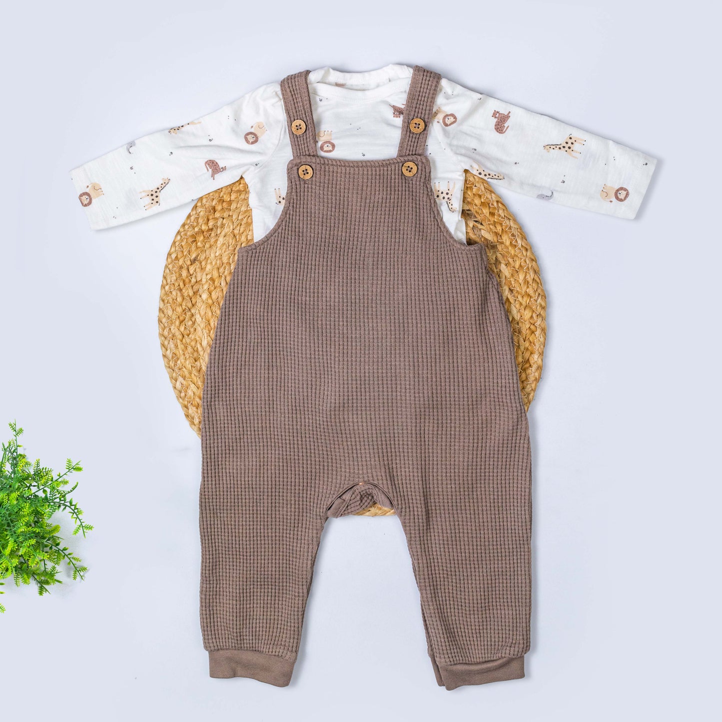 Dungree with T-shirt Set (6-9 months)