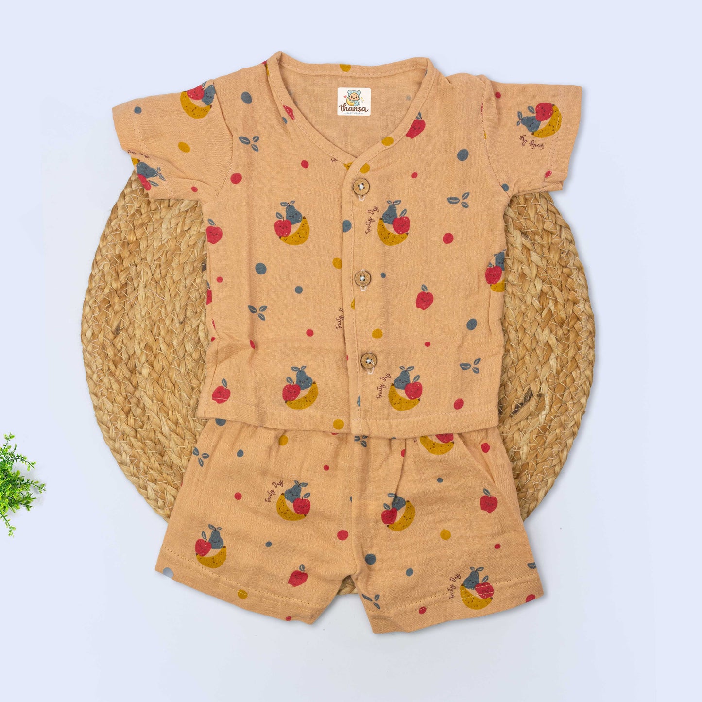 Muslin Co-Ord Set (0-3 months)