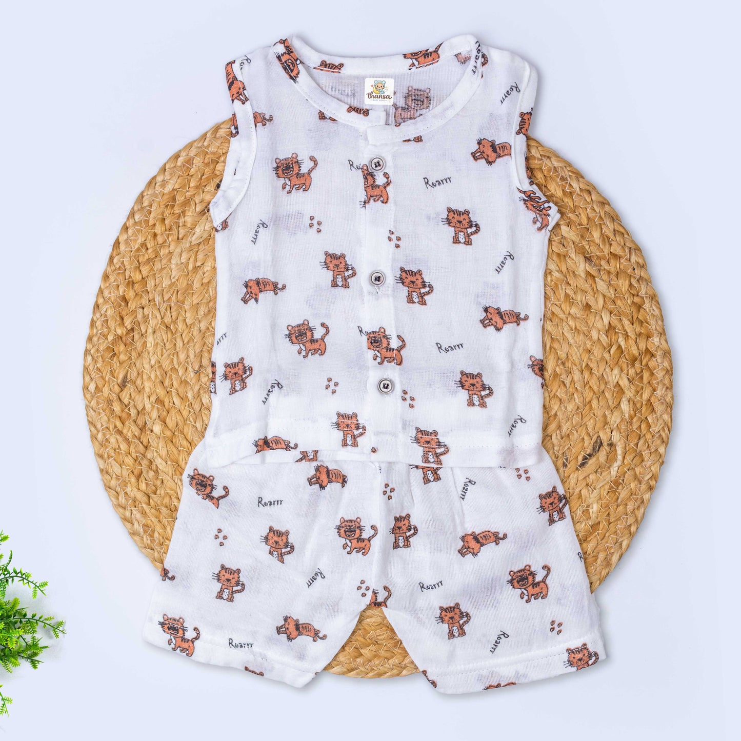 Muslin Co-Ord Set (0-3 months)