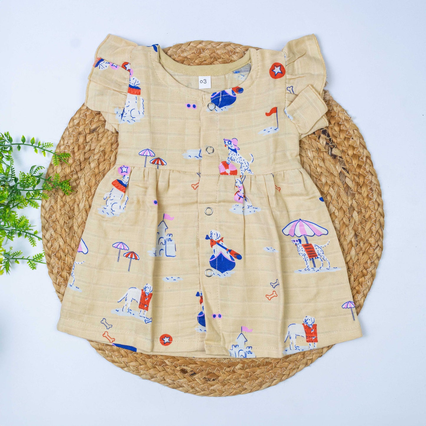 Muslin Frock (0-3 months)