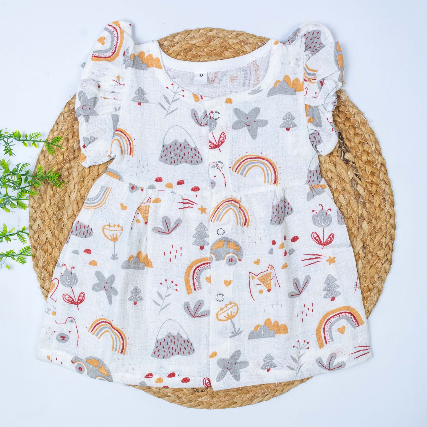 Muslin Frock (0-3 months)