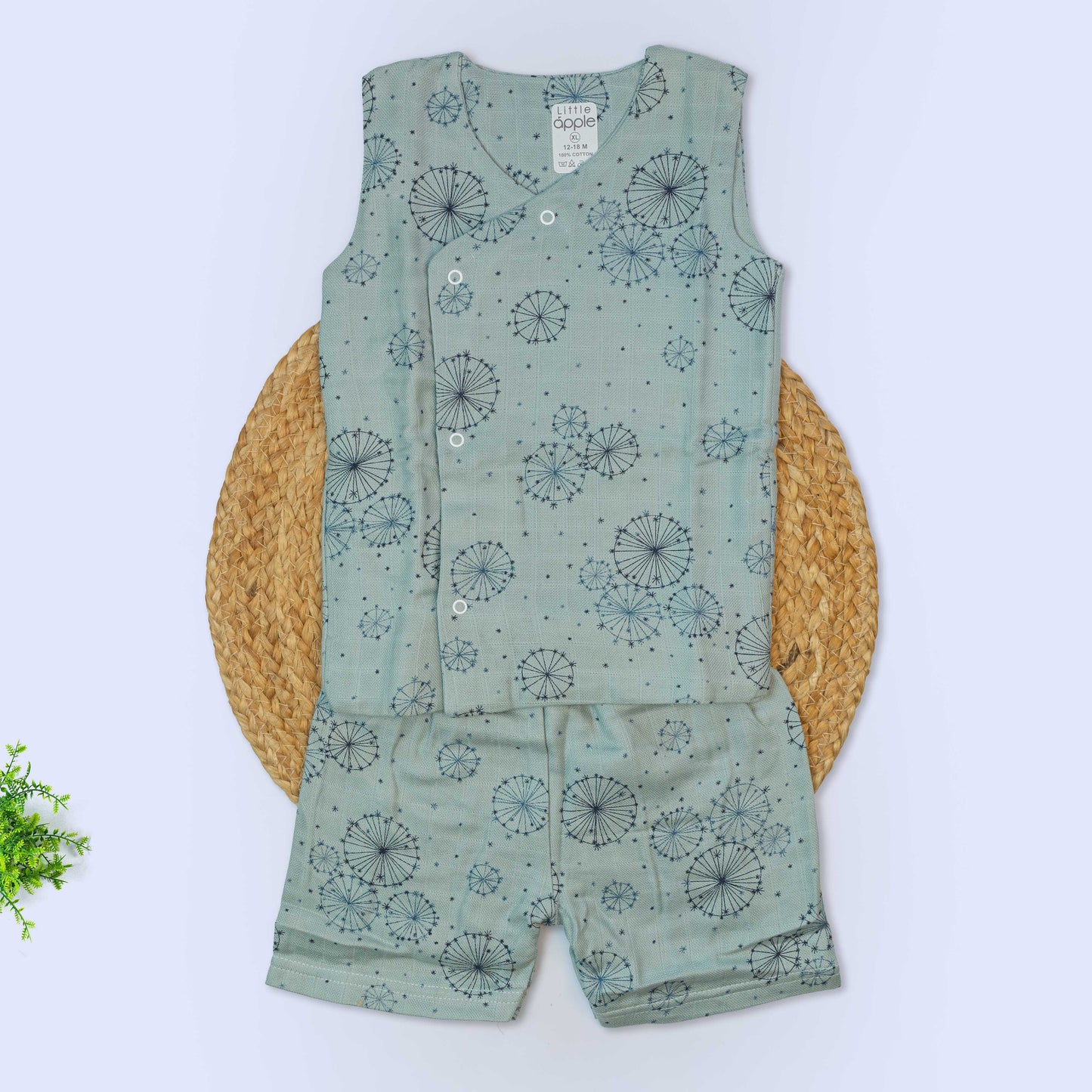 Muslin Co-Ord Set - Double Layer (3-6 months)