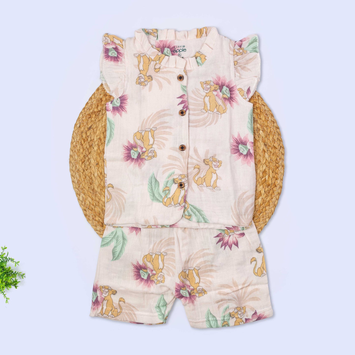 Girls Muslin Co-Ord Set (12-18 months)