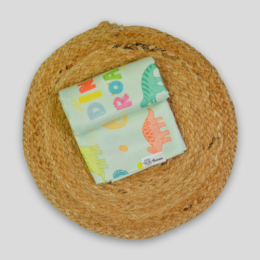 Dino Roar Bamboo Bath Towel for Kids – Ultra Soft, 3X Absorbent, Antibacterial (60x120 cm)