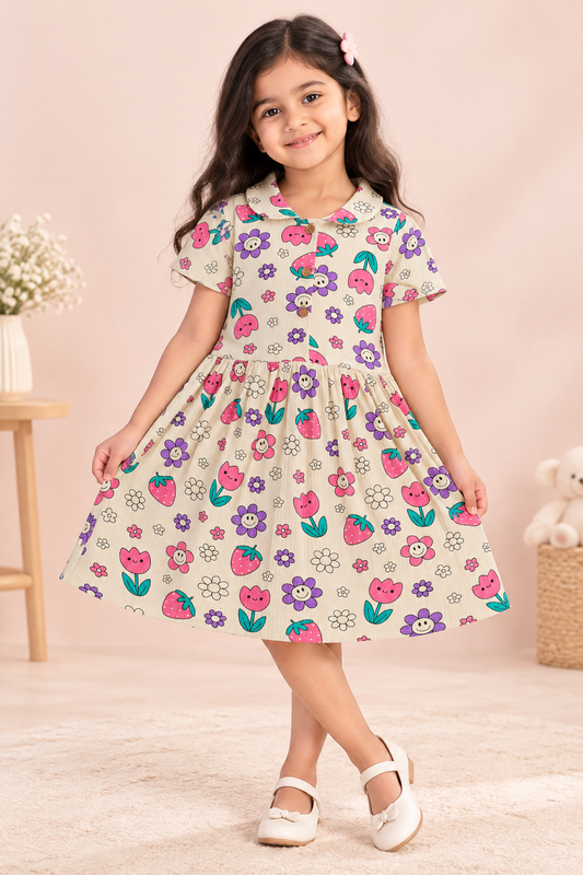 Printed Girls Frock