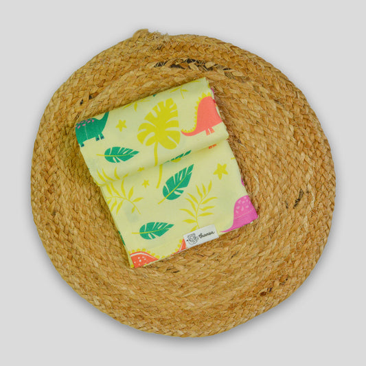 Jungle Dino Bamboo Bath Towel for Kids – Ultra Soft, 3X Absorbent, Antibacterial (60x120 cm)