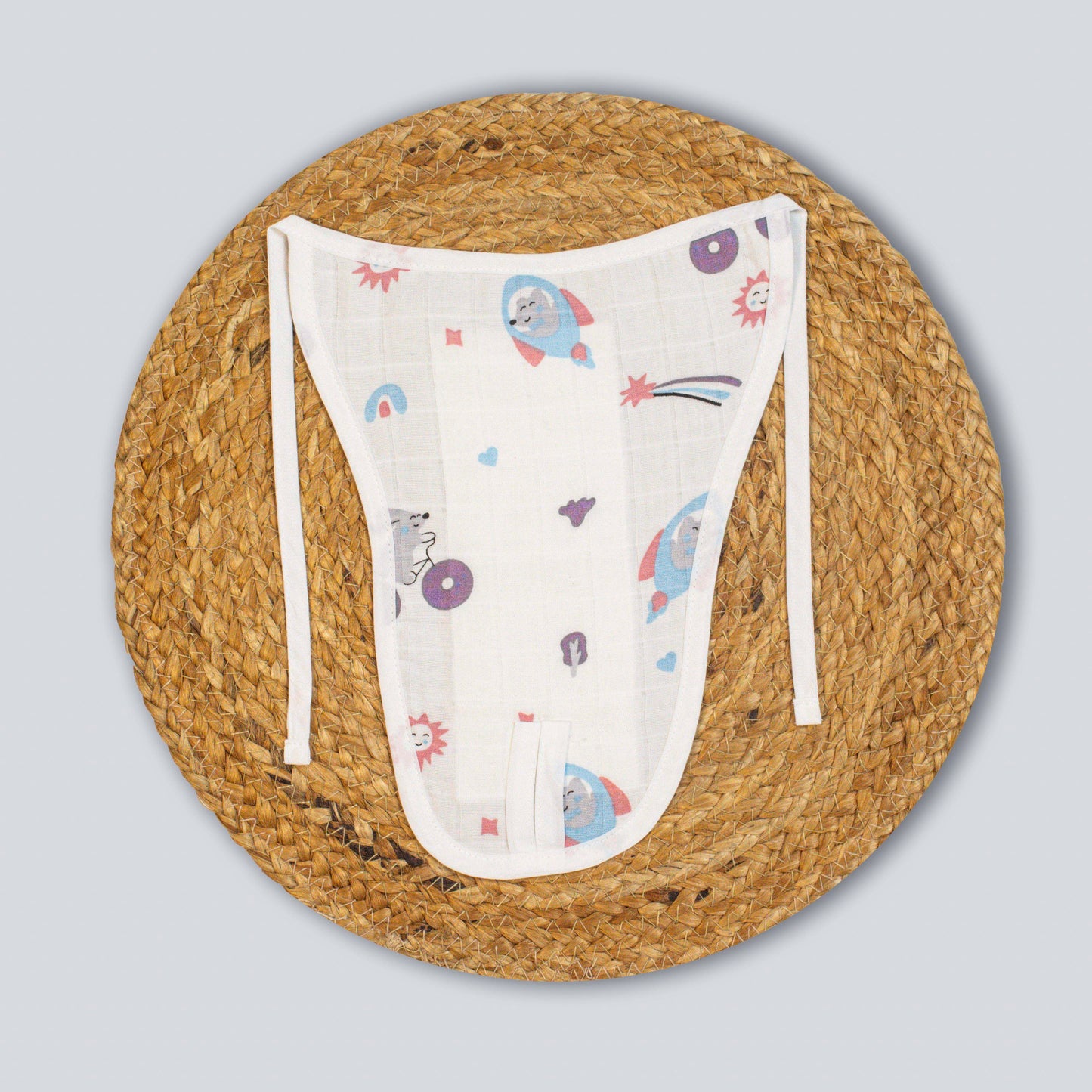 Rocket Organic Cotton Muslin Nappy (0-3 months)