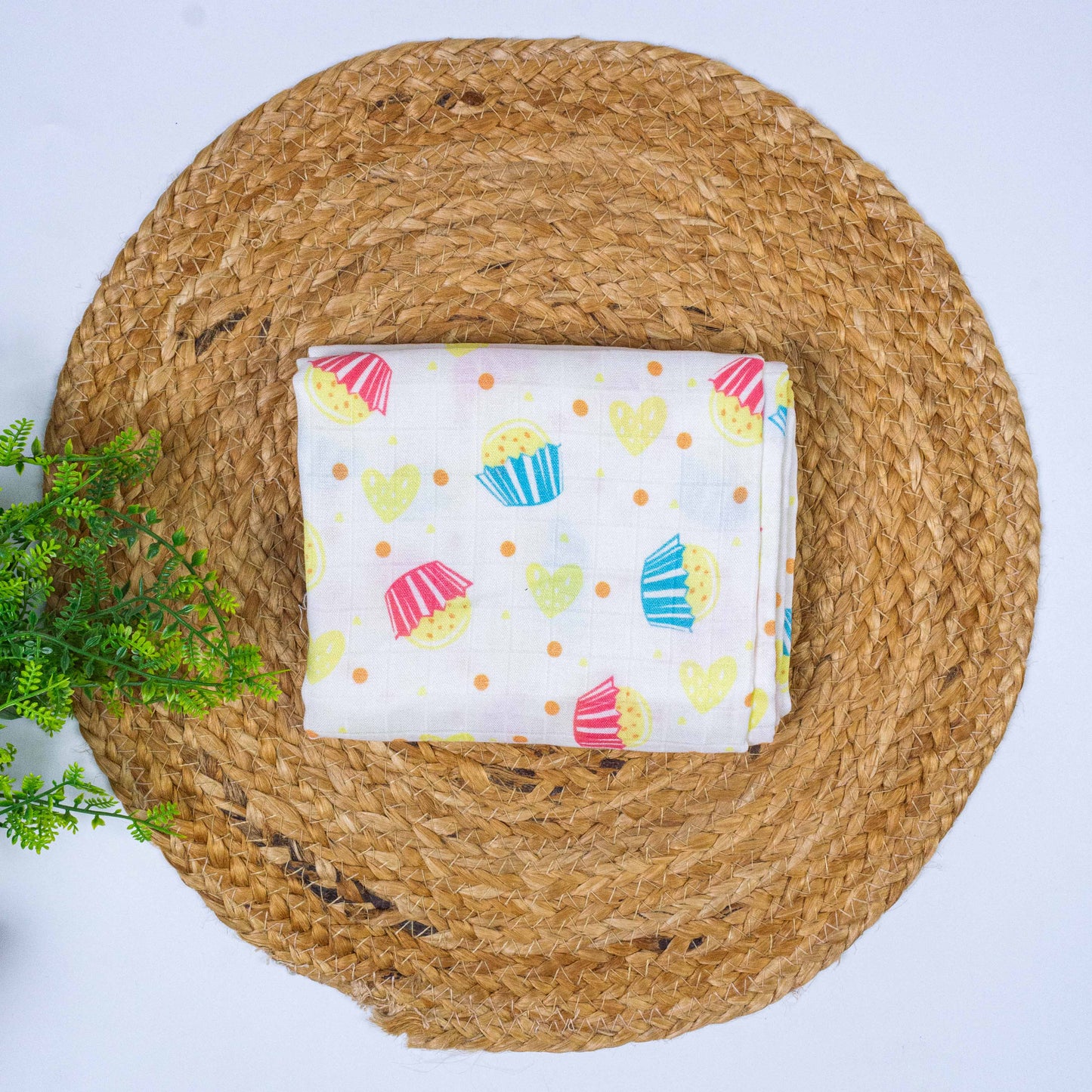 Cupcakes 100% Bamboo Muslin Bath Towel 60x120 cm
