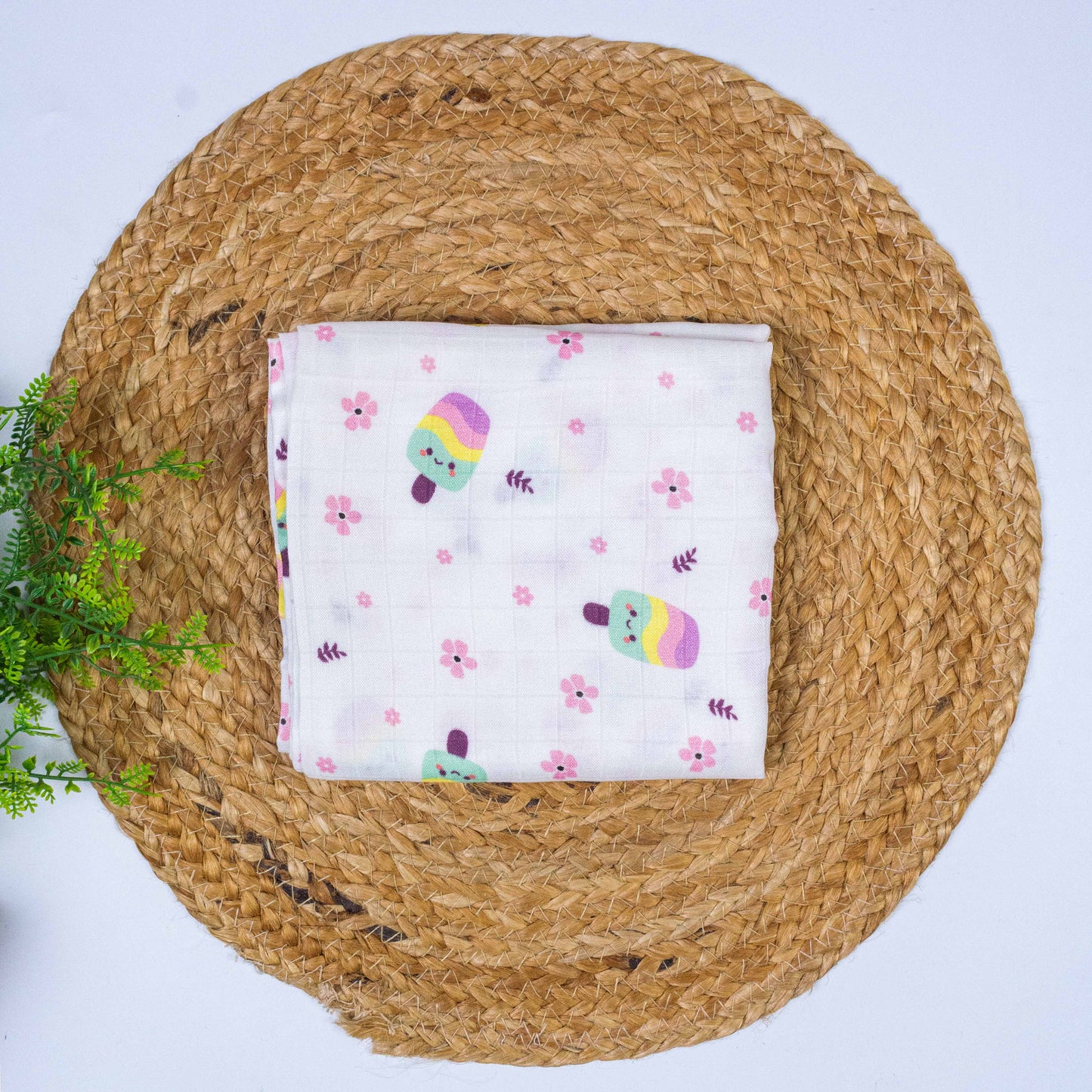 Happy Pops 100% Bamboo Muslin Bath Towel 60x120 cm