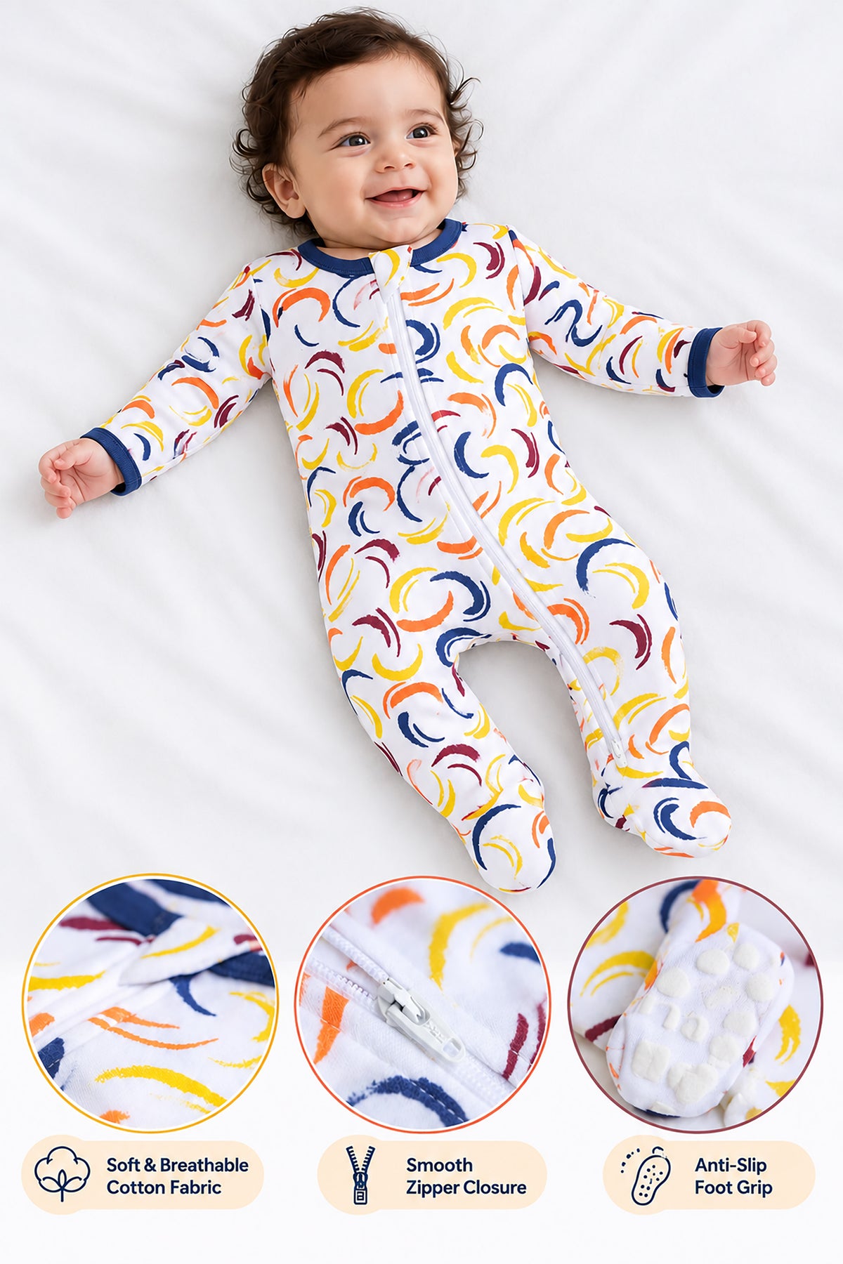 Footed Baby Sleepsuit