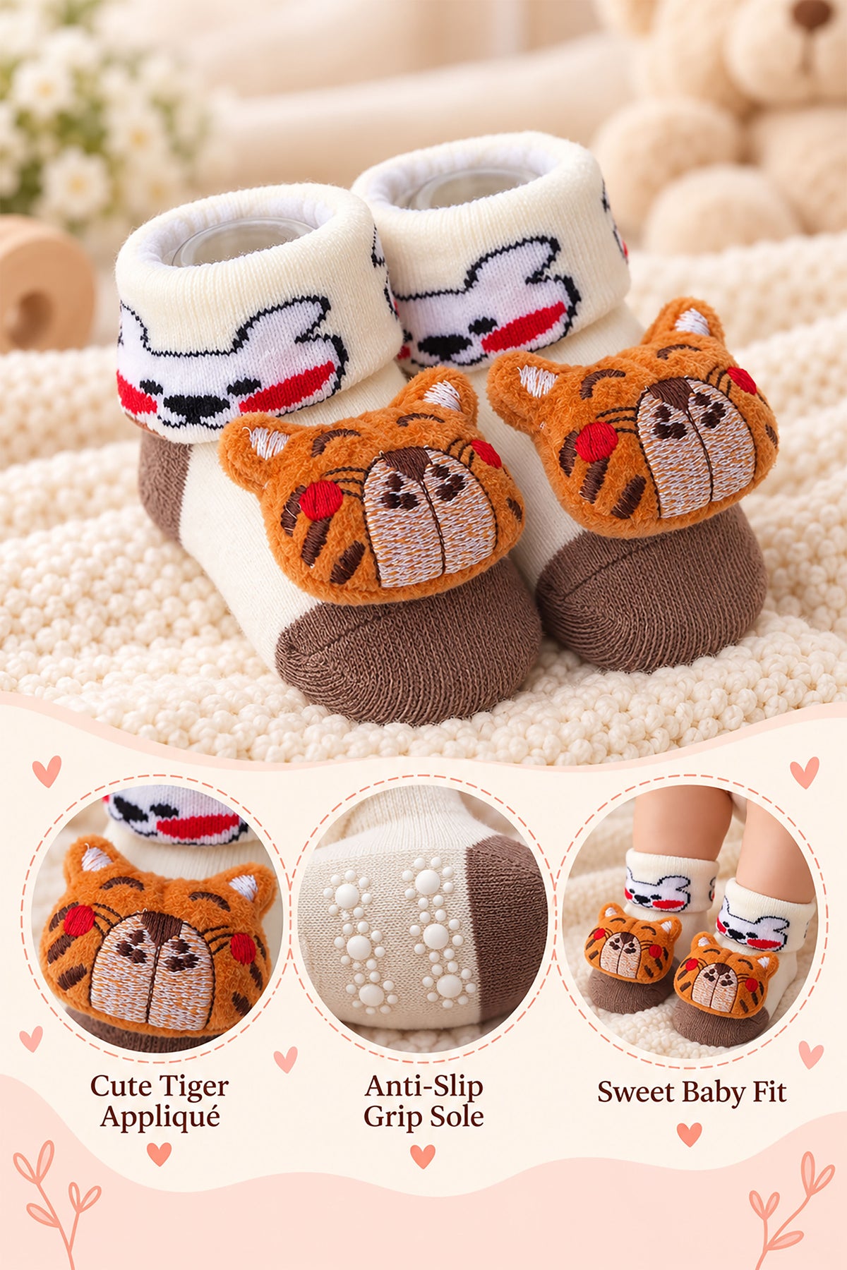 Baby Soft Knitted Socks Booties