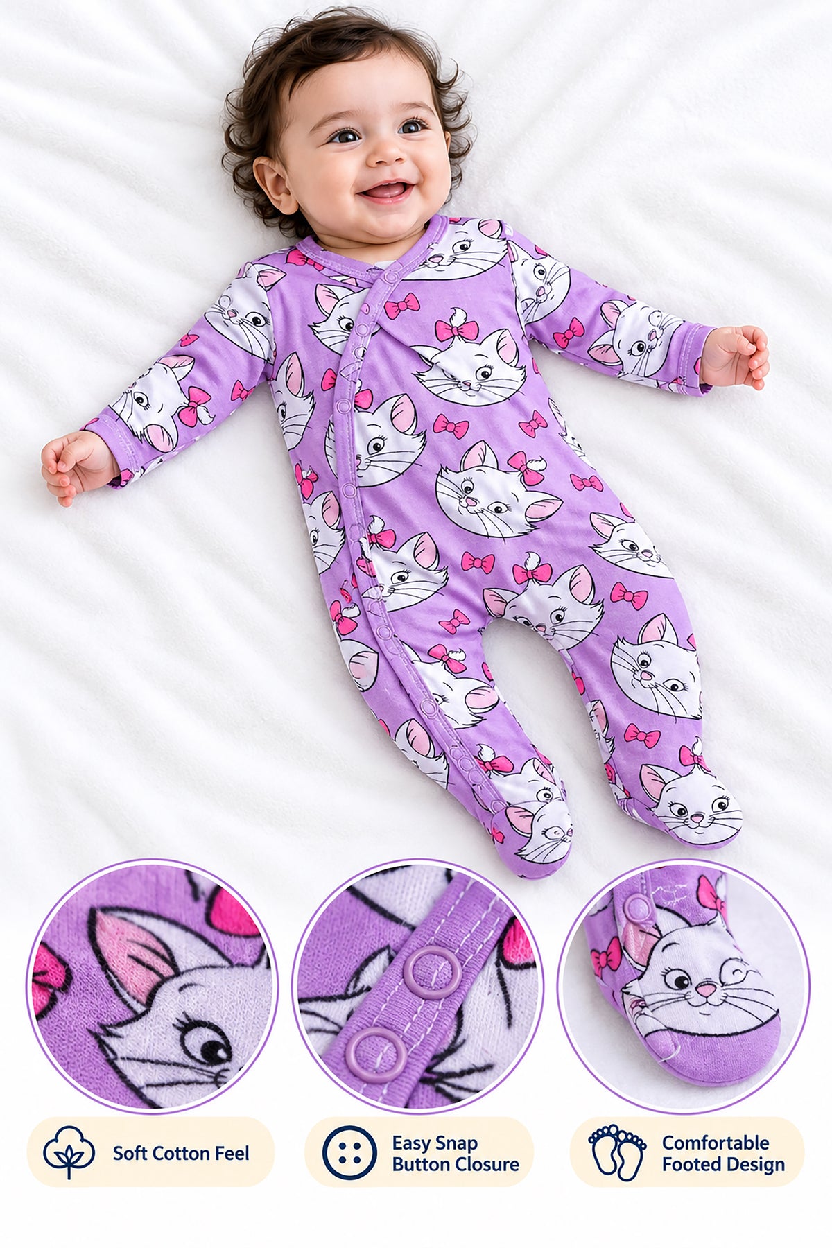Footed Baby Sleepsuit