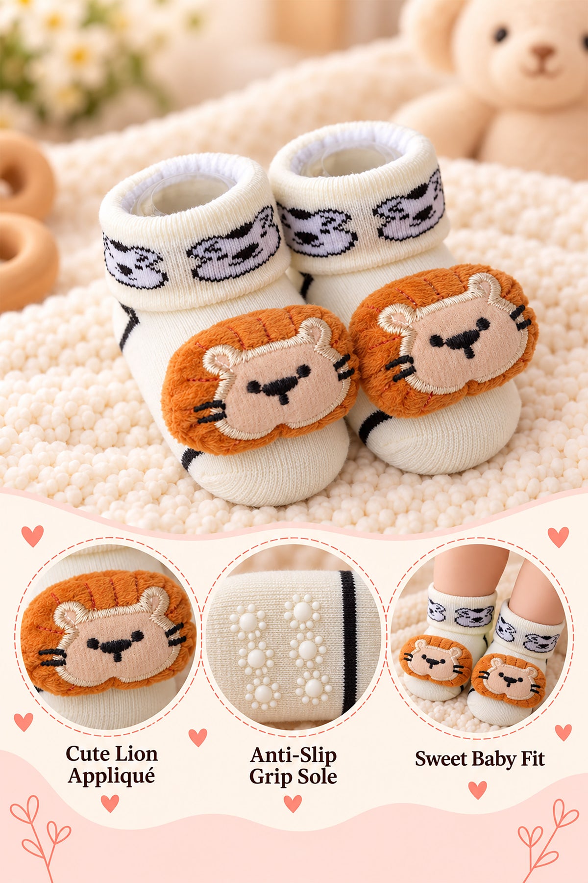 Baby Soft Knitted Socks Booties