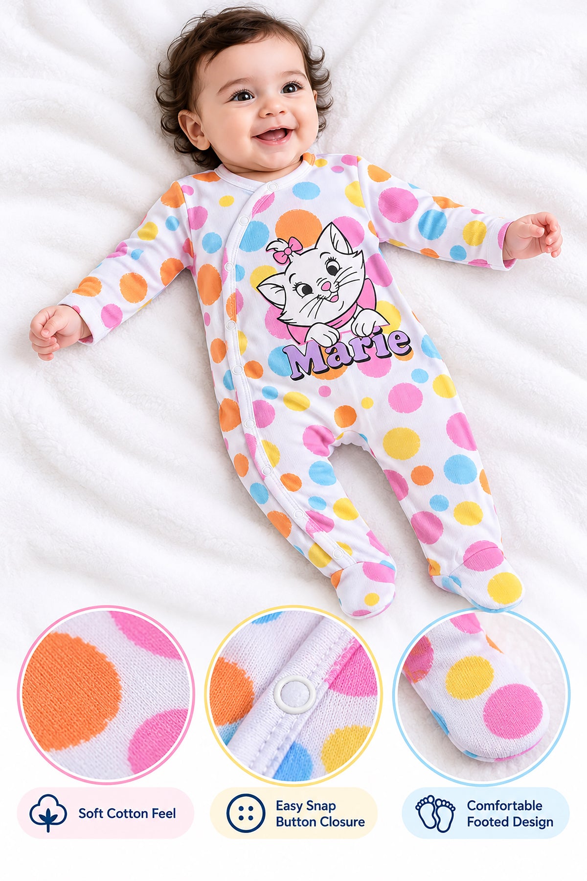 Footed Baby Sleepsuit