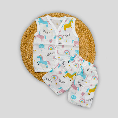 Organic Cotton Co-Ord Set Sleeveless (6-9 months)