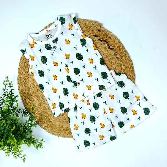 Muslin Co Ord Set (0-3 months)