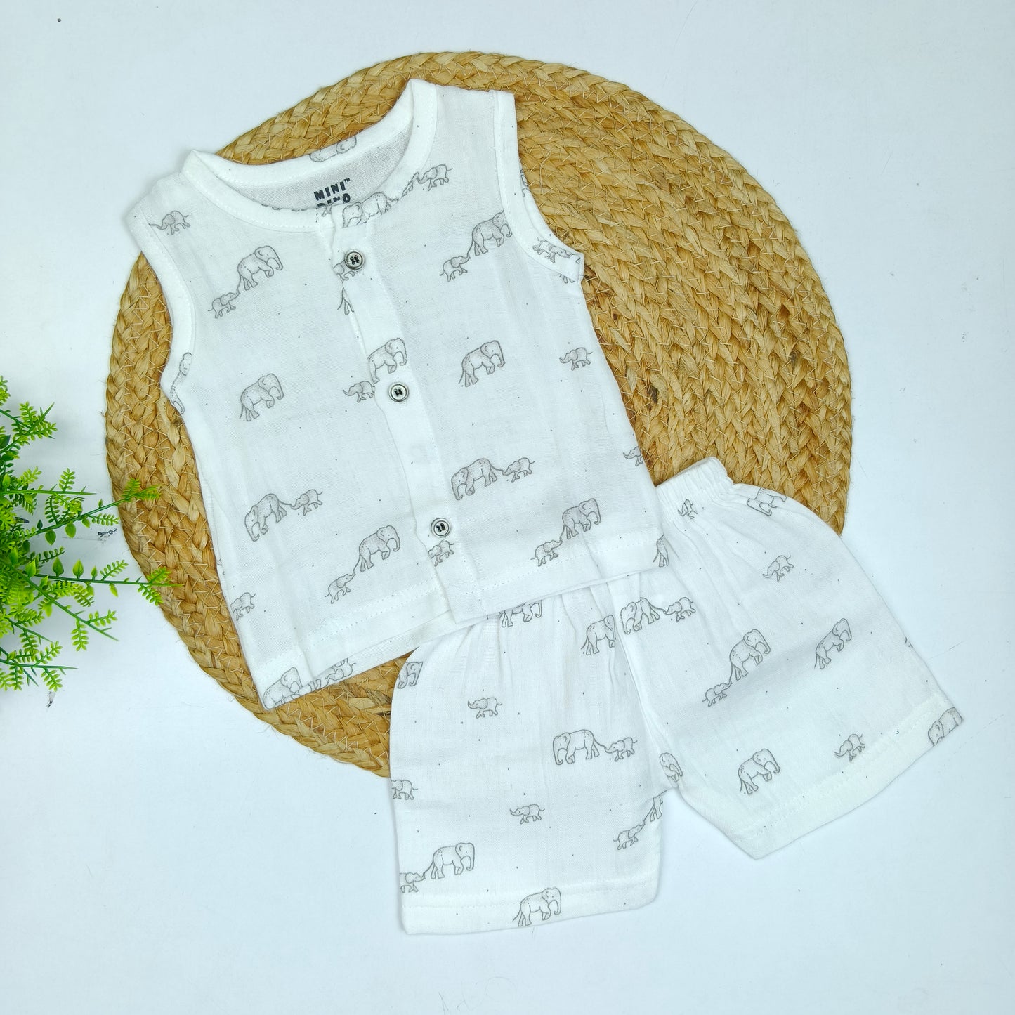 Muslin Co Ord Set (0-3 months)