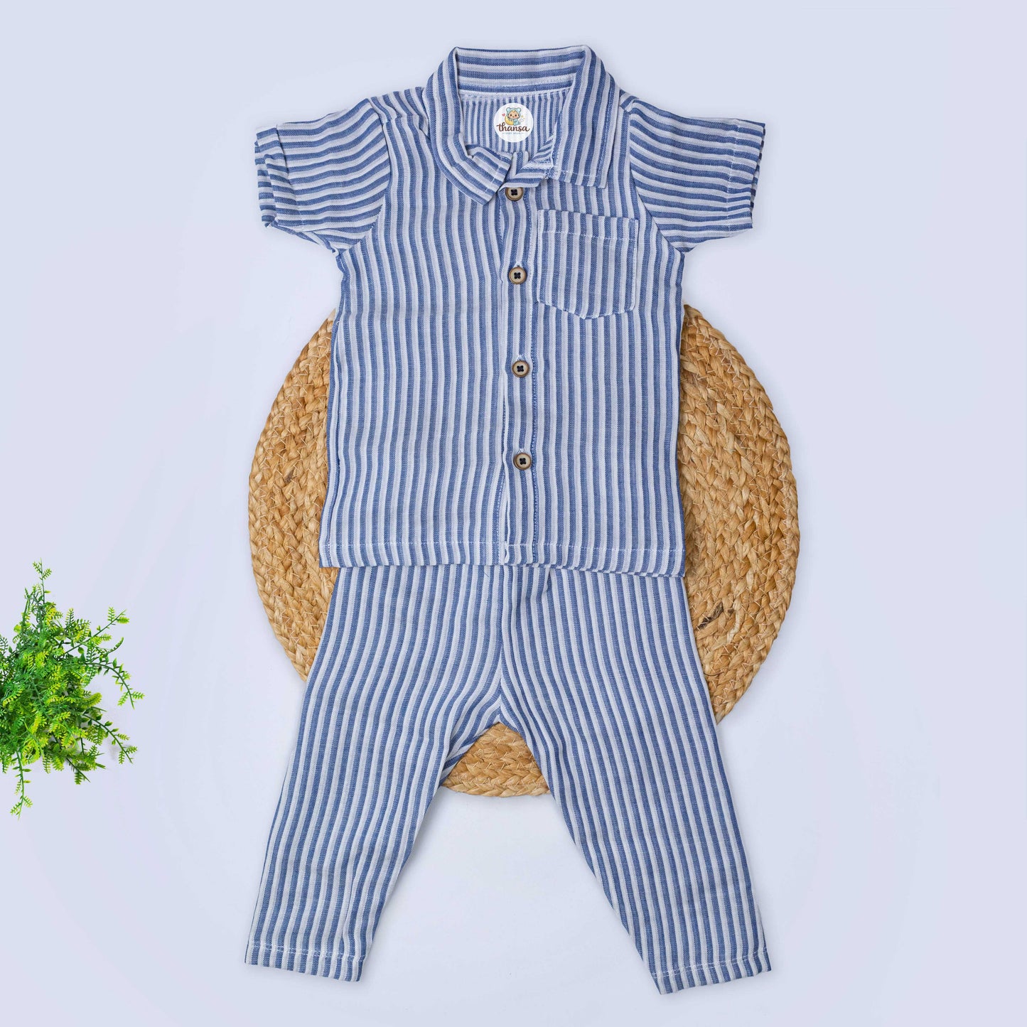 Muslin Shirt & Pant Set (18-24 months)