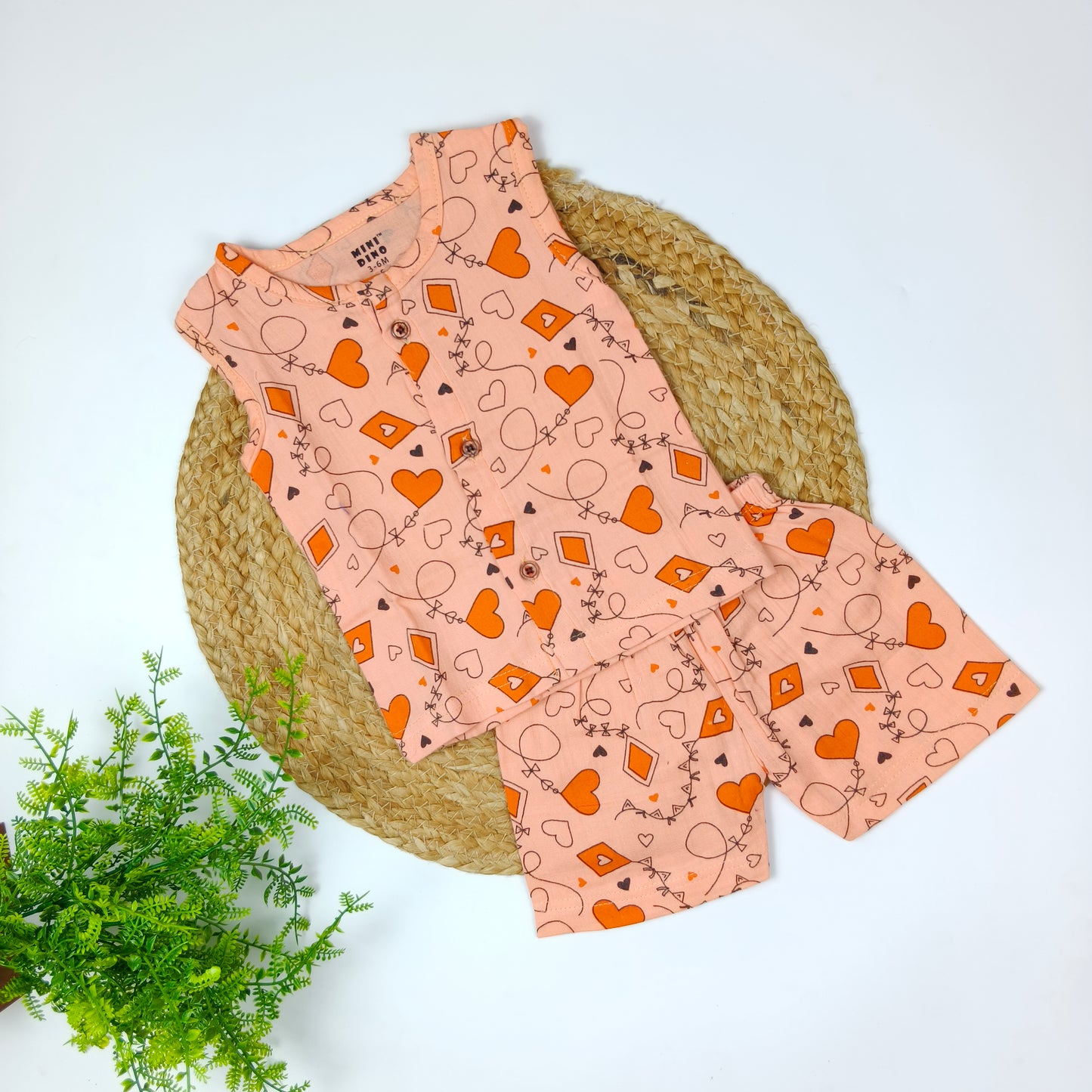 Muslin Co Ord Set (0-3 months)