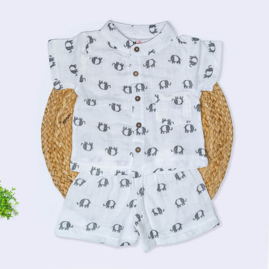 Muslin Co-Ord Set (0-3 months)