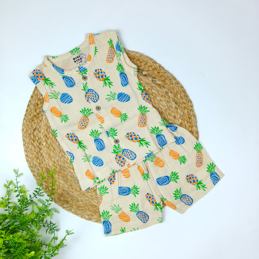 Muslin Co Ord Set (0-3 months)