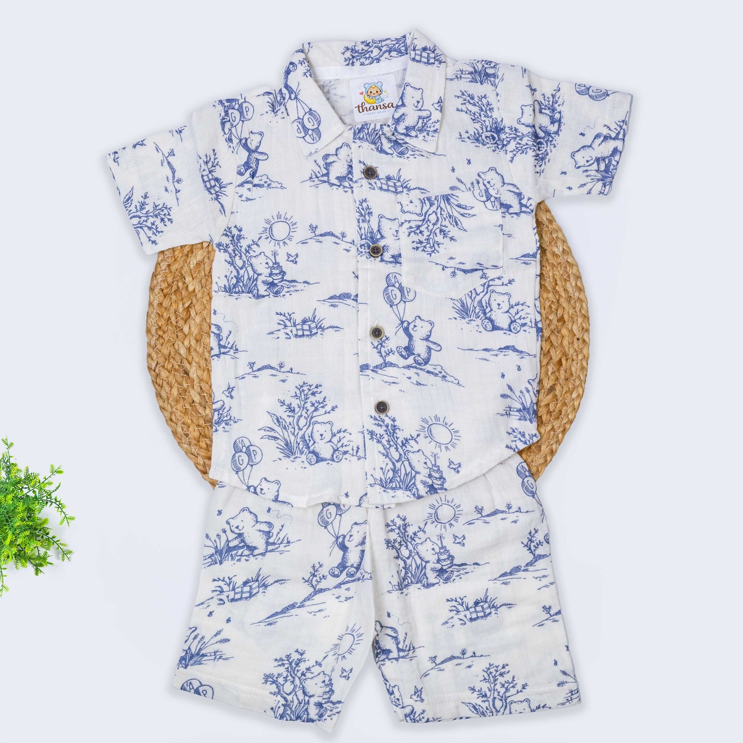 Muslin Co-Ord Set (12-24 months)