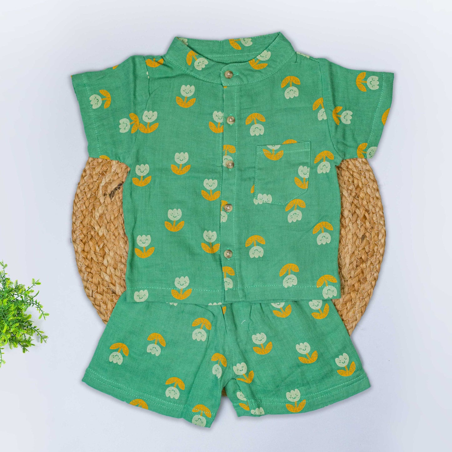 Muslin Co-Ord Set (0-3 months)