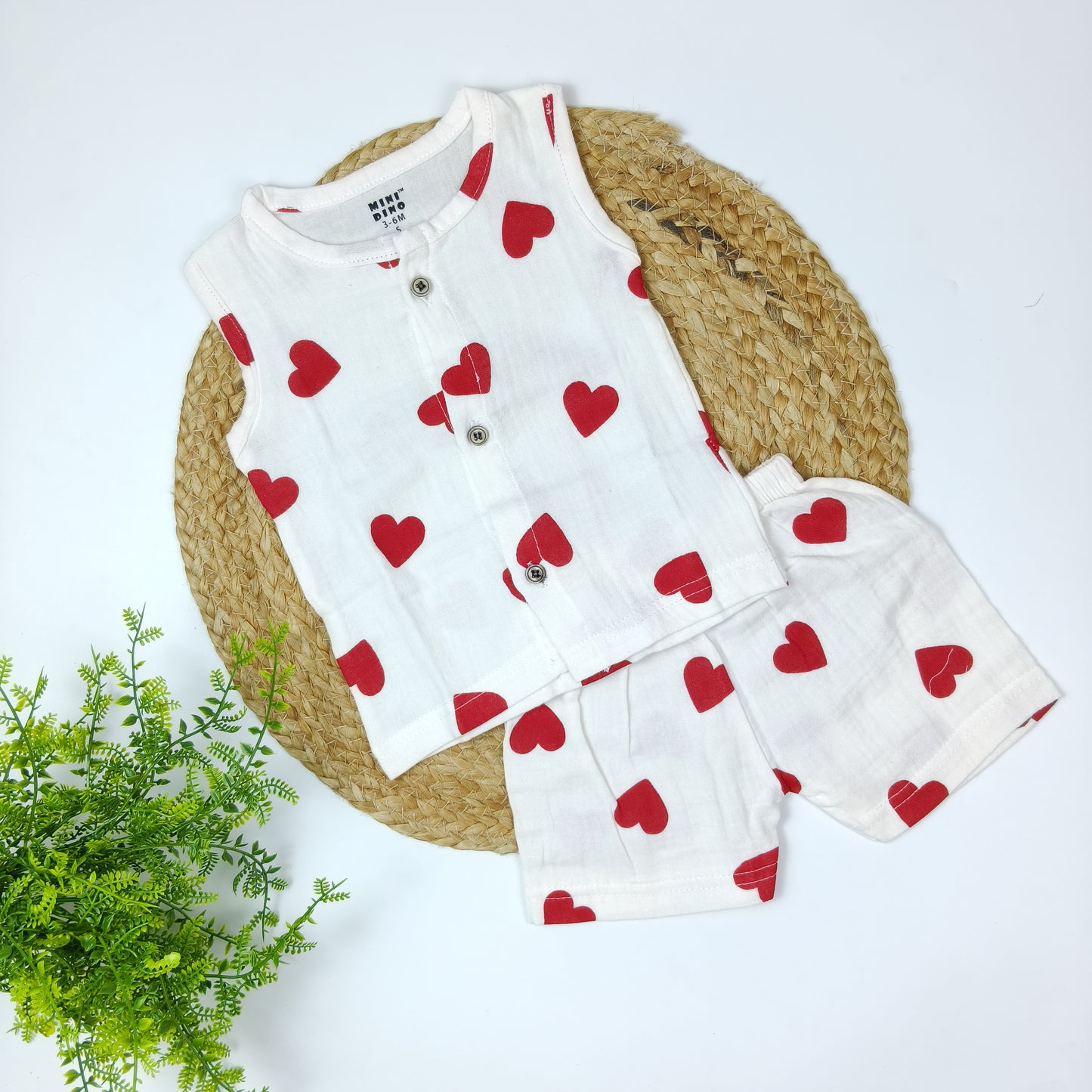 Muslin Co Ord Set (0-3 months)