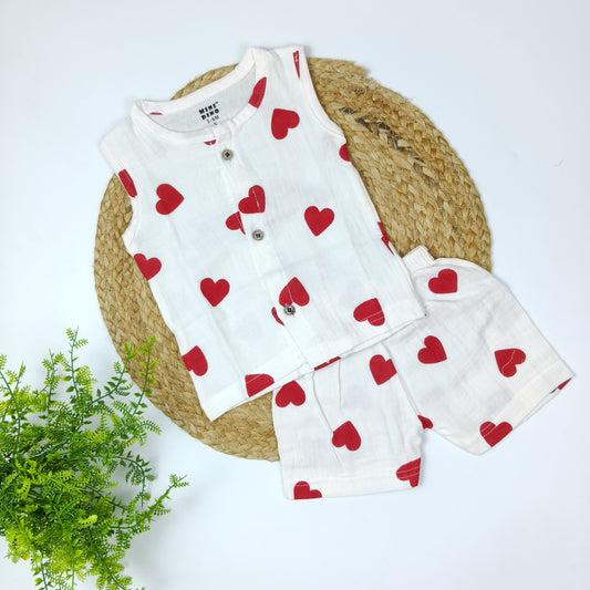 Muslin Co Ord Set (0-3 months)