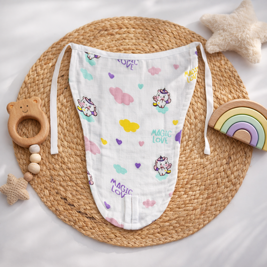 Organic Cotton Muslin Nappy (0-3 months)