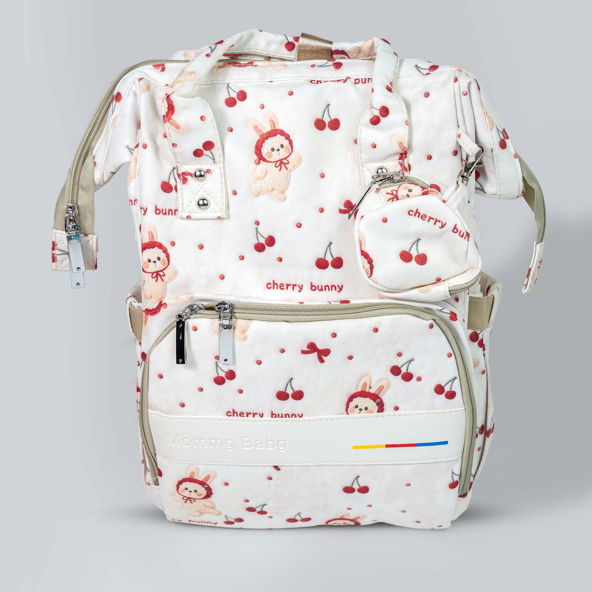 Printed Baby Diaper Bag – Multi-Compartment Mom & Baby Backpack