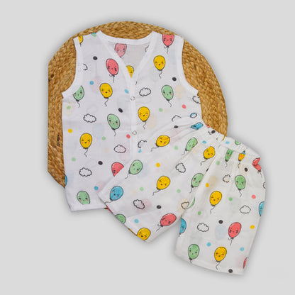 Organic Cotton Co-Ord Set Sleeveless (6-9 months)
