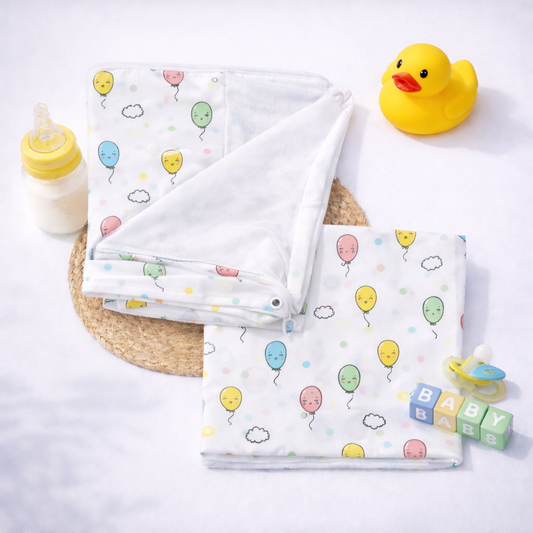 Organic Cotton Cradle(Thottil) cloth & Mosquito Net Set