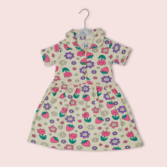 Garden Printed Frock (5-6 years)