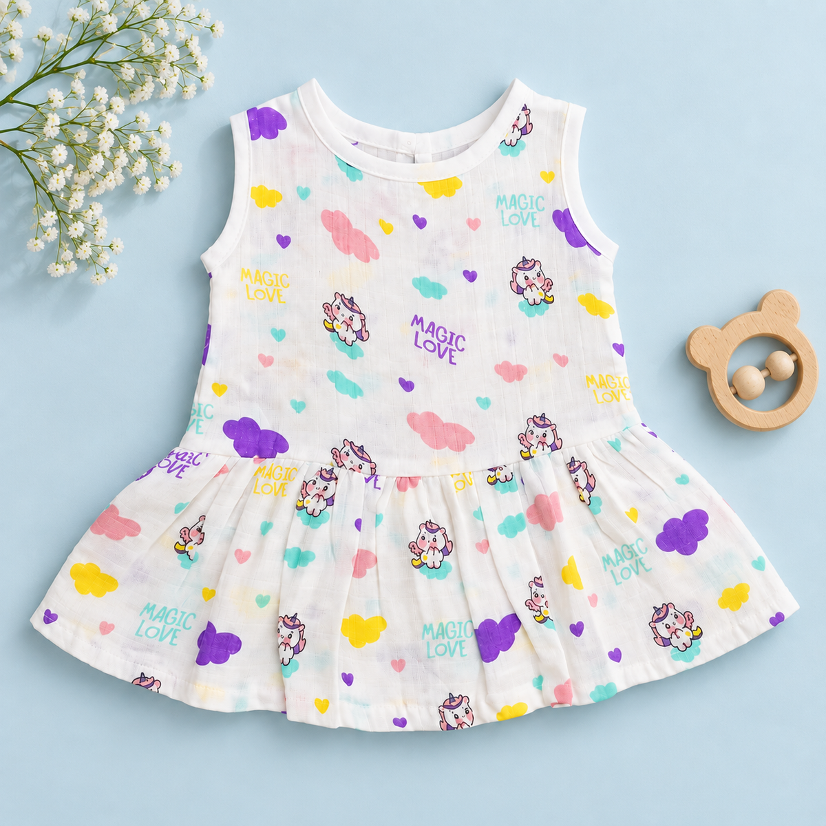 Cute Muslin Frock