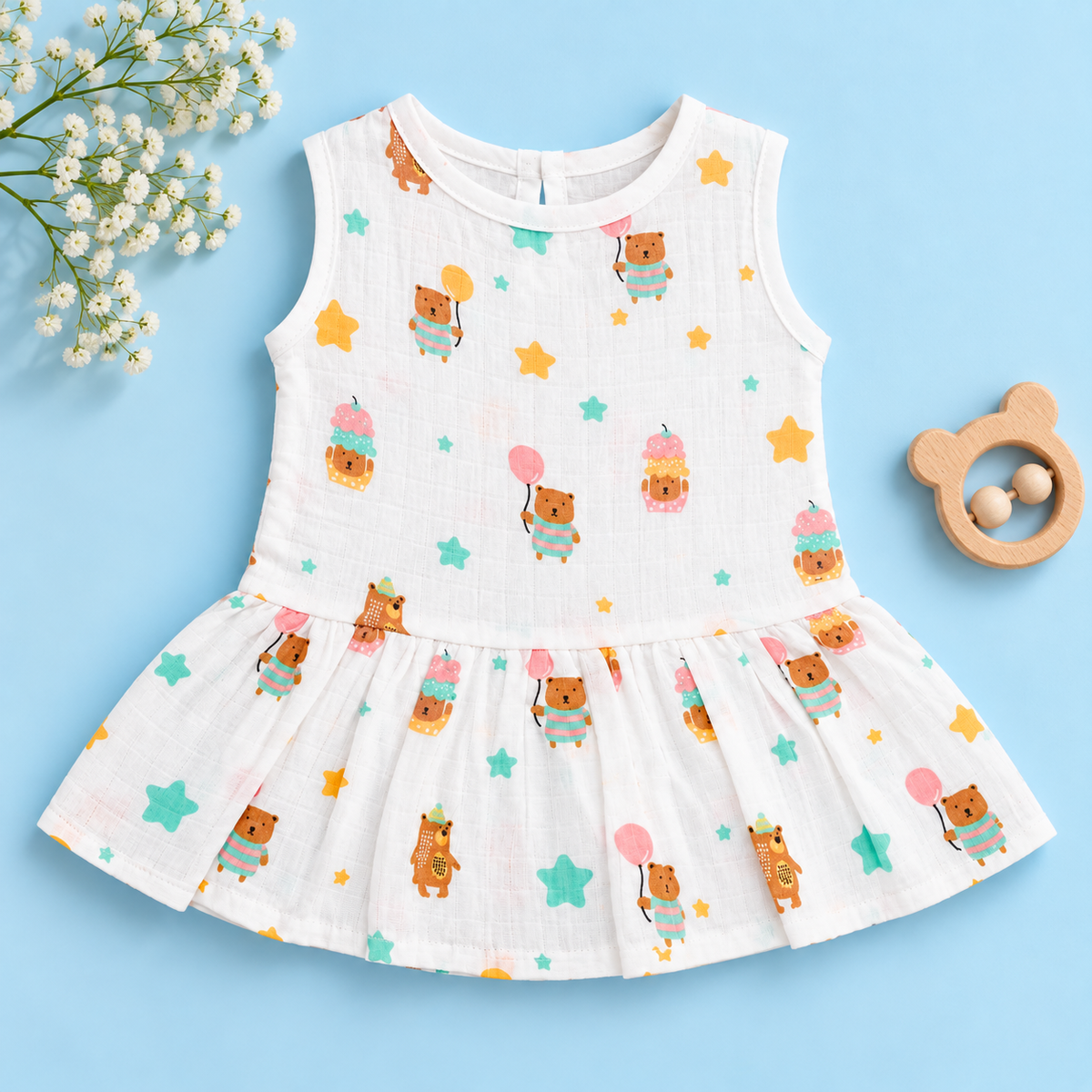 Cute Muslin Frock