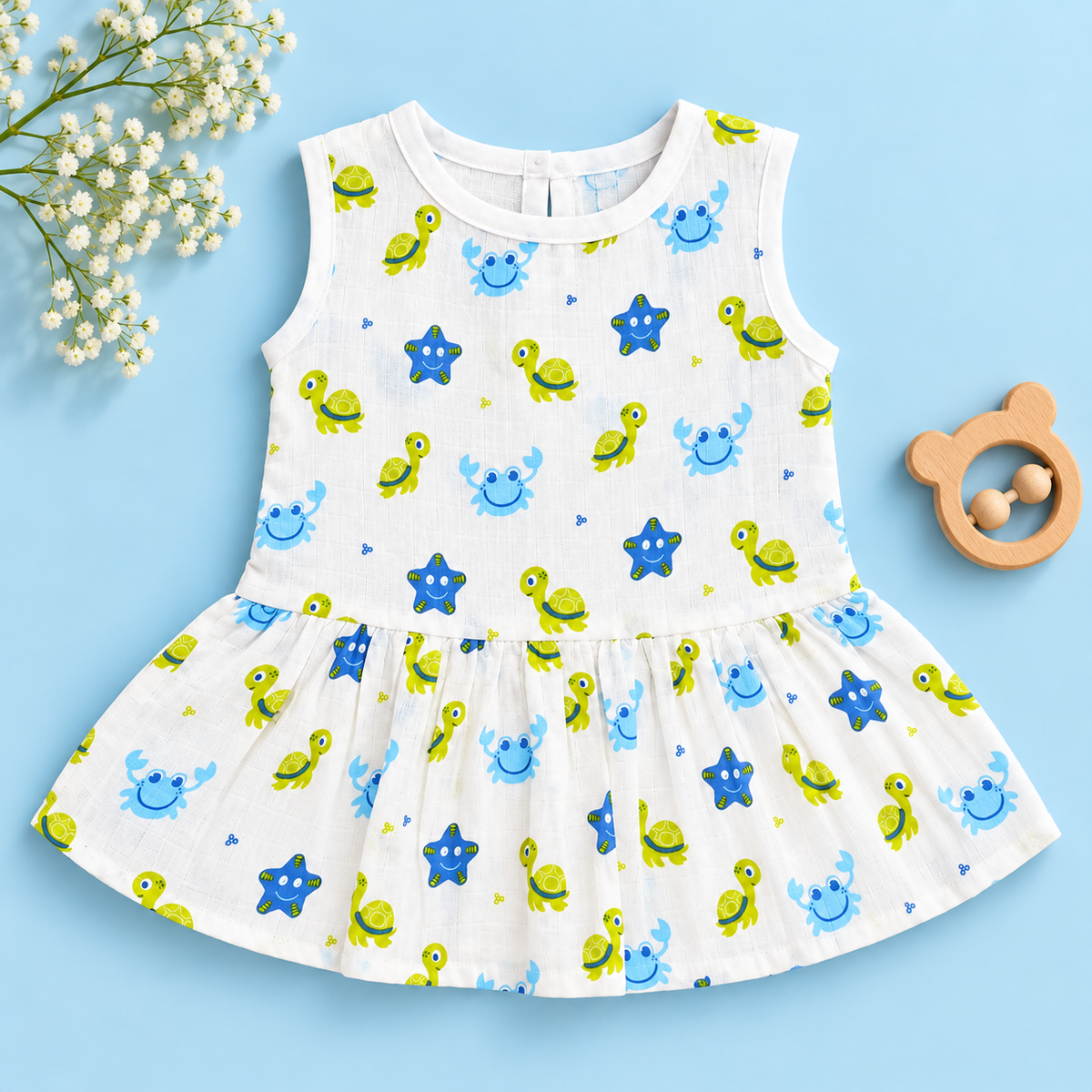 Cute Muslin Frock