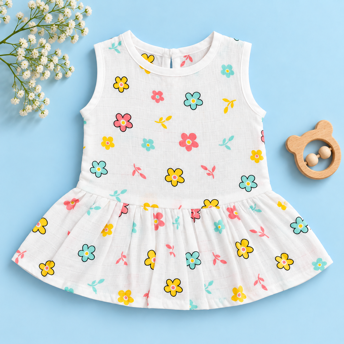 Cute Muslin Frock