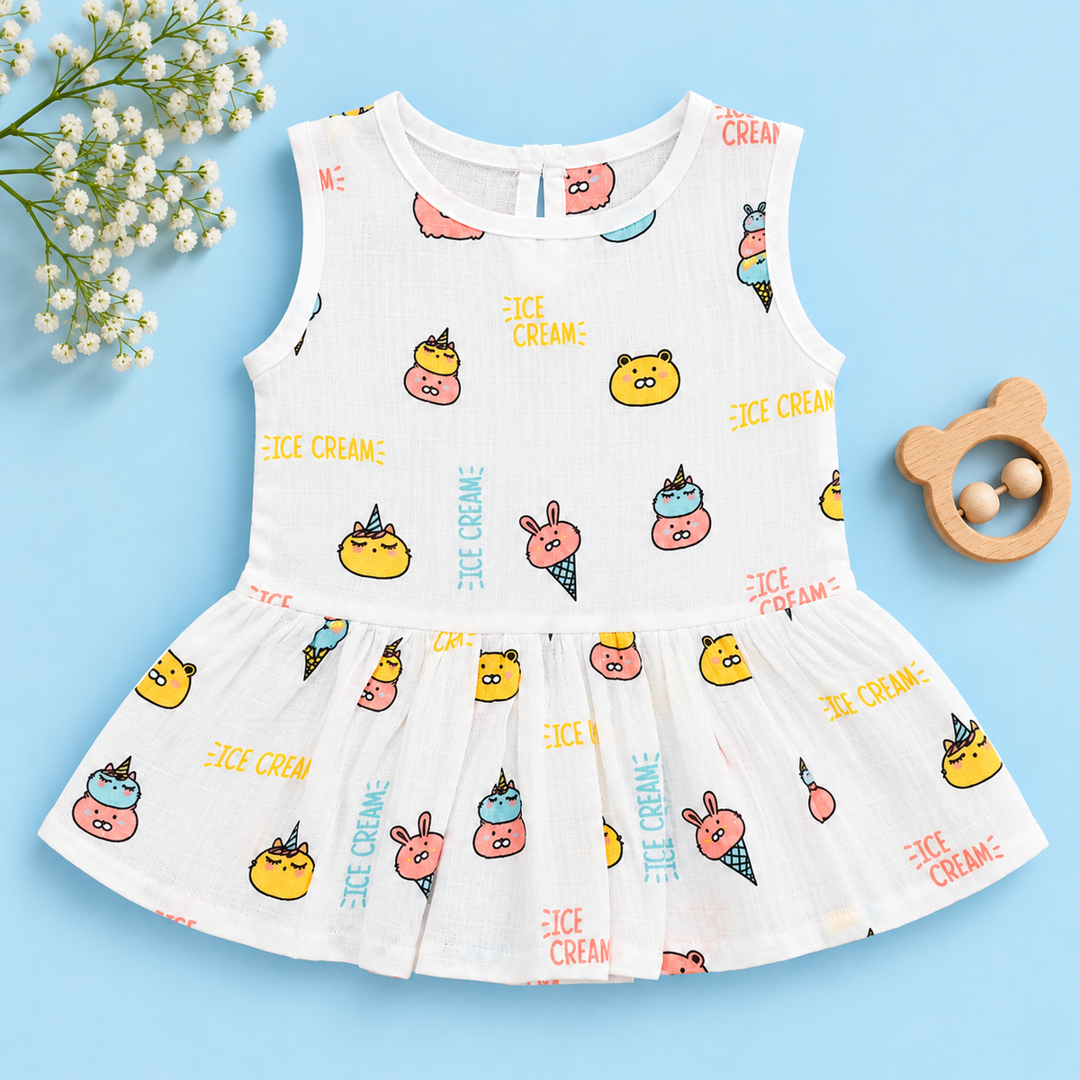 Cute Muslin Frock