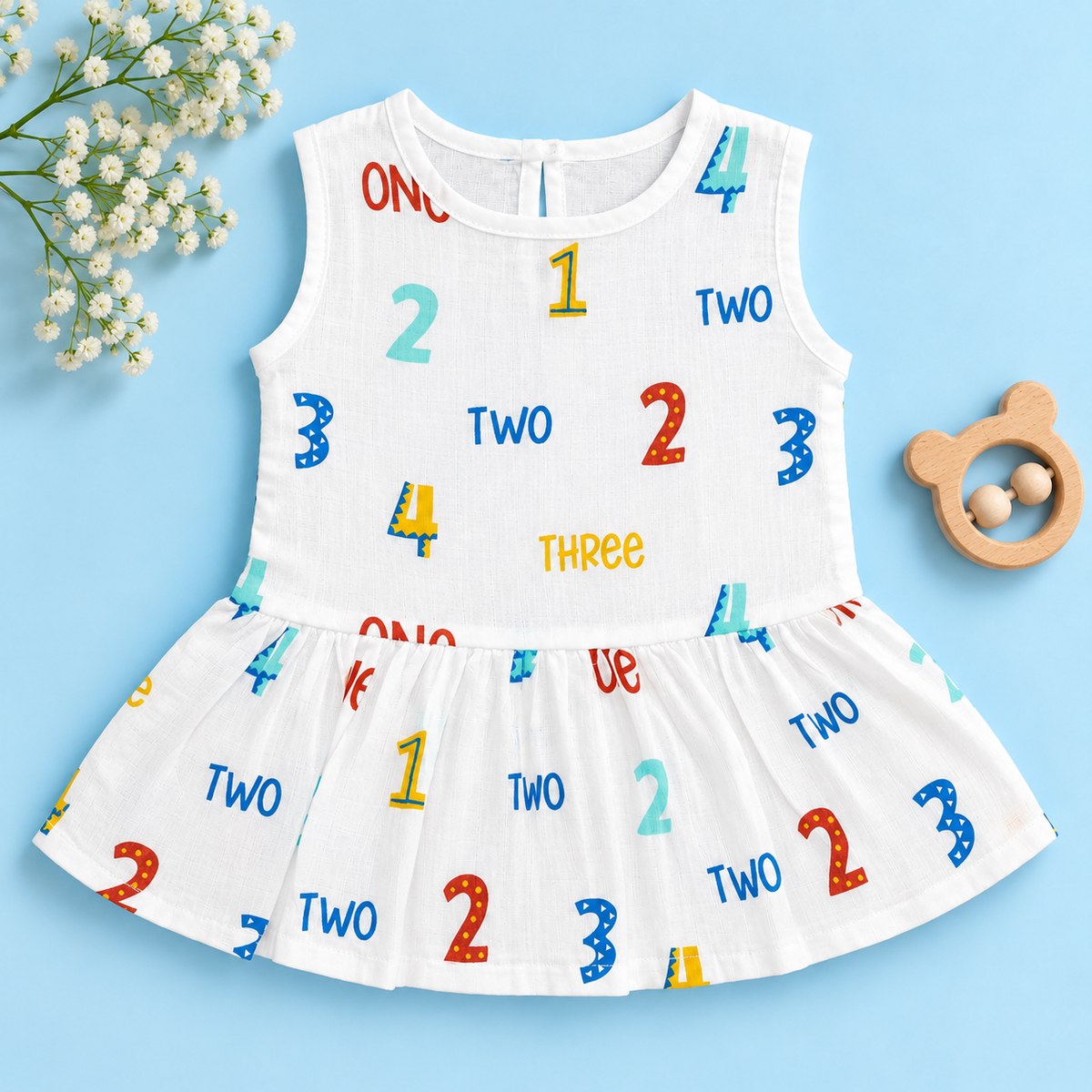 Cute Muslin Frock