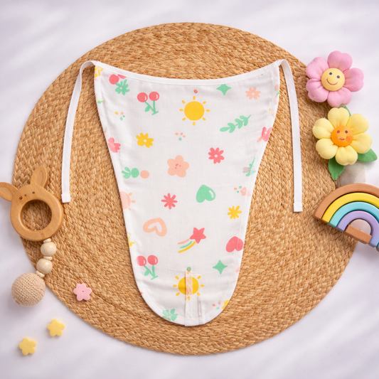 Organic Cotton Muslin Nappy (0-3 months)